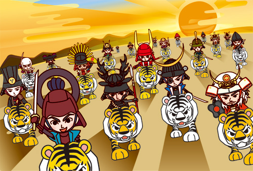 img:2010年AUN戦国武将年賀状