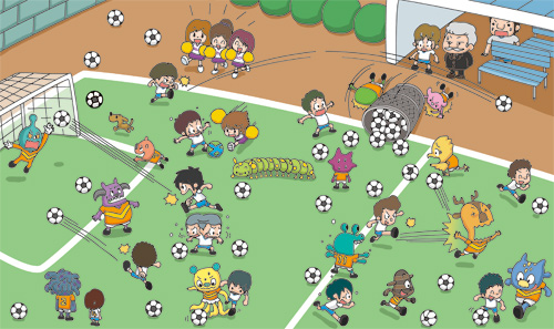 あそぼ!かっこいい!!まちがいさがし(スポーツ王国編)